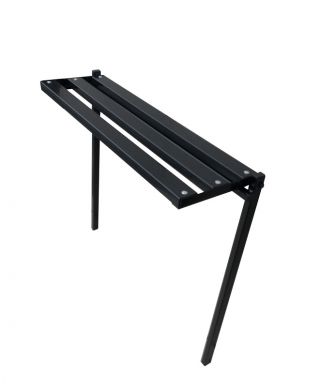 Graveyard, cemetery bench with straight poles, for direct mounting in the ground - Width: 73 cm