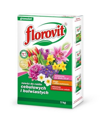 Sipuli- ja mukulakasvien lannoite - pitkä ja runsas kukinta - Florovit® - 1 kg - 