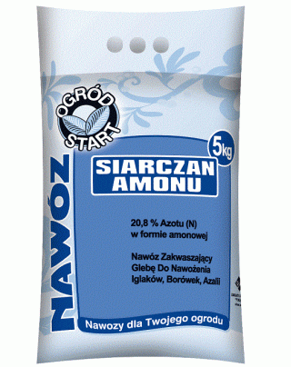 Амониев сулфат - подкисляващ тор - Ogród-Start® - 2 кг - 