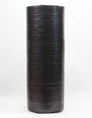 Svart anti-ogräs tyg (agrotextil) - tjockare än fleece - 3,20 x 5,00 m - 