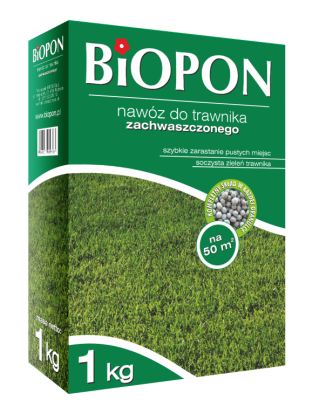 Fertilizante para gramados infestados de ervas daninhas - BIOPON® - 1 kg - 