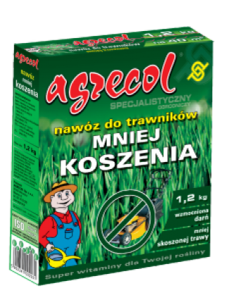 芝生肥料-刈り取りが少ない-Agrecol-1.2 kg - 
