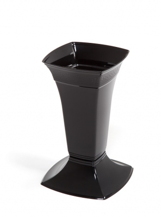 セメント花瓶高-エトナ-黒 - 