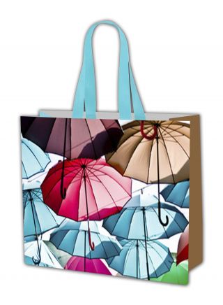 Pirkinių krepšys - skėčiai - 45 x 40 x 18 cm - 