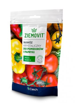 Kryštalické hnojivo pre paradajky papriky - Ziemovit® - 200 g - 