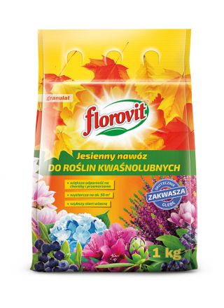 Rudeninės trąšos acidofiliniams augalams - greitai pradedamos pavasarį - Florovit® - 3 kg - 