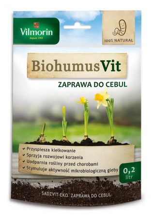 Biohumus VIT - Obvaz rostlin cibulovin s vermikompostem SADZVIT EKO - Vilmorin® - 0,2 l - 