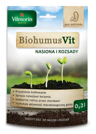 Biohumus VIT - Obvaz na semena a sazenice s vermikompostem SADZVIT EKO - Vilmorin® - 0,2 l - 