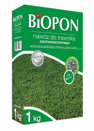 Engrais pour pelouses infectées par les mauvaises herbes - Biopon - 3 kg - 