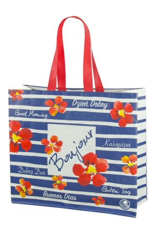 Shopping bag - 45 x 40 x 18 cm - Bonjour - 