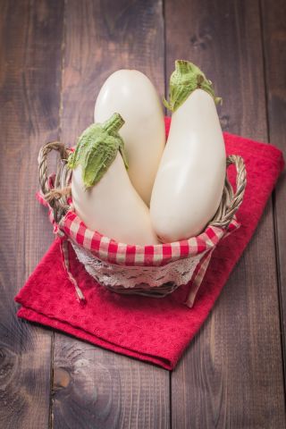 Eggplant "White Egg" - 125 seeds
