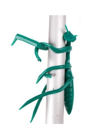 Mantis-shaped ornamental plant clips, ties - 2 pcs