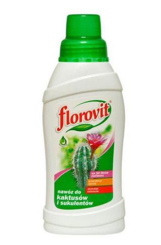Kaktuss un sulīgs mēslojums - Florovit® - 500 ml - 
