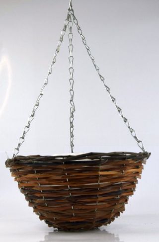 Wickerwork hanging flower basket - 30 cm - model FL7311