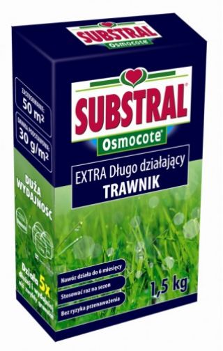 Fertilizante para césped Osmocote EXTRA de larga duración - Substral® - 1,5 kg - 