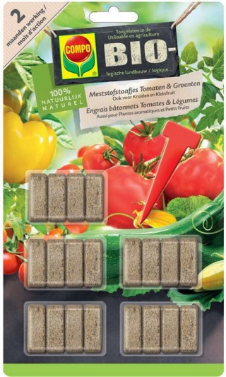 BIO palčke za gnojila iz rastlin in zelenjave - Compo® - 20 szt. - 
