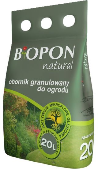 Granulēts kūtsmēsls dārziem - BIOPON® - 5 litri - 