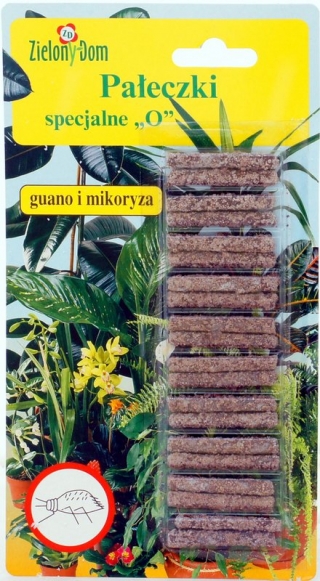 Speciální tyčinky na hnojení "O" - pro rostliny oslabené škůdci - Zielony Dom® - 20 kusů - 
