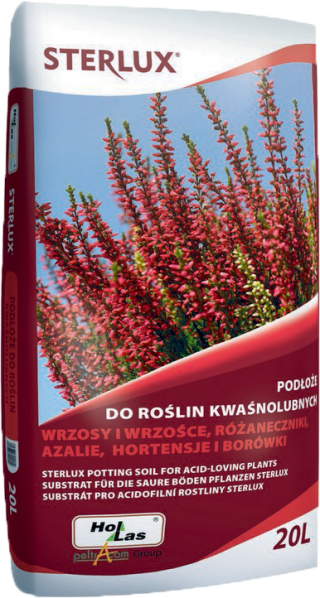 Sol pentru plante acidofile - călduțe, călduri, rododendroni, azalee, hortensii și afine - 20 litri - 