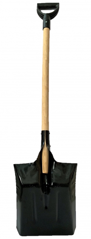 Shovel arang batu dengan pemegang kayu panjang DY - 
