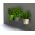 Модульний трав’яний горщик - Гека - 12,5 см - Світло-зелений - 