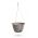 Hanging flower pot with saucer - Ratolla - 24 cm - Mocca