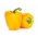 Πιπέρι "Τελίμαινα" - σκούρο κίτρινο φρούτο με παχιούς τοίχους, για καλλιέργεια σήραγγας - 85 σπόρους - Capsicum L. - σπόροι