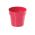 Pot simple rond - 16 cm - rouge framboise - 