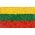 Bandeira da Lituânia - um conjunto de sementes de três variedades de plantas com flores - 