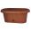 "Lotos" balcony box set - terracotta-coloured - 60 cm