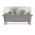 Hjemmehage med tredeler og et deksel - Respana Planter innendørs mini drivhus - 77 cm - steingrå - 