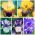 Iris - sélection de notes violettes - 5 pcs - 