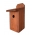 Birdhouse per tette, passeri d'albero e pigliamosche - da montare su pareti - marrone - 