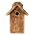 Nástěnný holubník pro prsa, vrabce a brhlíky - zuhelnaté dřevo - 
