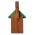 Vogelhaus für Meisen, Spatzen und Kleiber - braun mit Gründach - 