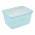 Conjunto de 2 recipientes para alimentos retangulares - Mia "Polar" - 2 litros - azul gelo - 