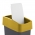 Pușcă de gunoi Magne de 10 litri Capri-galben cu un capac apăsat pentru a deschide - 