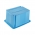 Mėlyna 15 litrų „Emil ir Emilia“ sudedama modulinė dėžutė su dangčiu - 