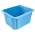 Modrá 24litrová stohovatelná modulární krabička „Emil a Emilia“ s víkem - 