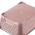 Ροζ μαργαριτάρι A6 καλάθι αποθήκευσης - 