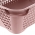 Ροζ μαργαριτάρι A6 καλάθι αποθήκευσης - 