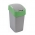 10-liters grønn Flip Bin-avfallssorteringsboks - 