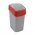 10 Liter roter Flip Bin Müllsortierbehälter - 