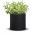 Medium-sized round pot plant - ø 36 cm - Cylinder Planter - anthracite-grey