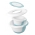 „Marla“ rinkinys - maišymo dubenėlis su įsiurbimo puodelio dugnu + išsiliejimo kamščio žiedas + dubenėlio grandiklis - žali gluosniai - 