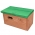 Swift nest box - brown with green roof