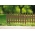 Borde para valla de jardín - 27 cm x 3,2 m - terracota - 