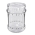 Bocaux en verre twist-off, bocaux Mason - Fi 82-500 ml avec couvercles blancs - 8 pcs - 