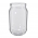 Vridbara burkar av glas, murarburkar - Fi 82-900 ml med vita lock - 32 st - 