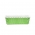 "Plumpy" rectangular paper cake mould - 15.8 x 5.4 x 5 cm - green with dot pattern - 20 pcs